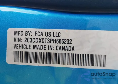 2023 Dodge Charger R/T from USA, damaged, VIN 2C3CDXCT3PH666232